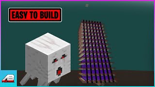 Minecraft Ghast Farm Tutorial  118 119 Really Simple Lots of Gunpowder and tears [upl. by Akcir]