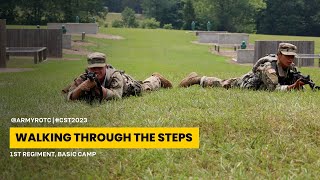 Walking through the Steps  1st Regiment Basic Camp  CST 2023 [upl. by Flossy]