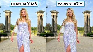 FUJIFILM XM5 VS Sony A7IV Camera Test Comparison [upl. by Montford903]