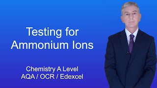 A Level Chemistry Revision quotTesting for Ammonium Ionsquot [upl. by Otrebor447]