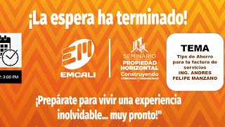 TARDES CON EMCALI TEMA TIPS DE AHORRO FACTURA DE SERVICIOS [upl. by Alesi]