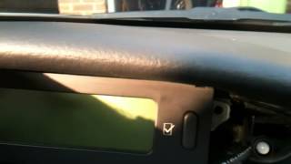 Citroen C5 central LCD display unit replacement 2002 model HDi 22 [upl. by Rattray313]