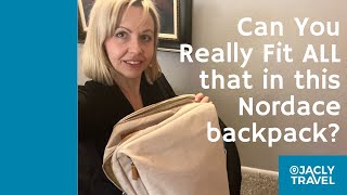 Nordace Backpack Review  Nordace Siena Review amp Packing Video [upl. by Patricia]