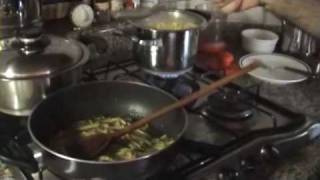 Tagliolini con zucchine e acciughe video ricetta n° 049 [upl. by Nnayrrehs]