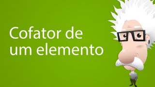 Cofator de um elemento [upl. by Gershom]