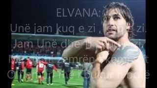 Elvana Gjata  Kuq E Zi Je Ti Feat Flori Me Tekst ShqipAnglisht Lyrics English [upl. by Spiros]