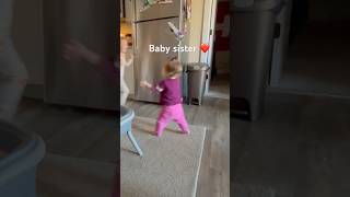 sisters baby familymember adorable babygirl siblings cute sahm mom moments dad [upl. by Bonnell]