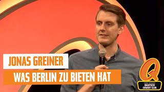 Jonas Greiner  UNCUT  Was Berlin zu bieten hat  Quatsch Comedy Club  Live Show  Berlin [upl. by Gnus173]