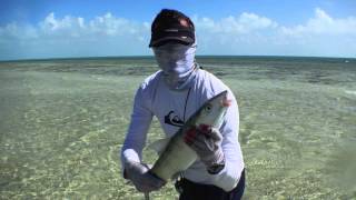 Fly fishing for bonefish Turks amp Caicos [upl. by Ethbin]