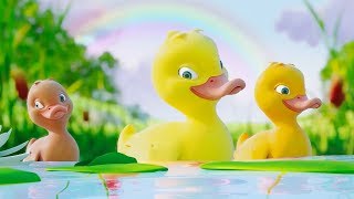 Cinco Pequeños Patitos  Canciones Infantiles  El Reino Infantil [upl. by Durand]