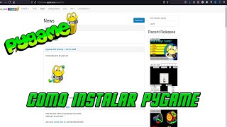 Como instalar Pygame [upl. by Oiluarb745]