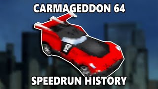 Carmageddon 64s Brief Speedrunning History [upl. by Ahaelam]