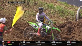 Febvre OUT  MXGP Race 1  MXGp of Italy 2023 [upl. by Villada66]