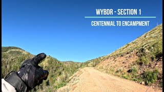 WYBDR  Section 1 Centennial to Encampment [upl. by Ahsekam]