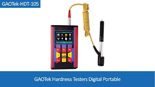 Hardness Testers Digital Portable  GAOTek [upl. by Gnirol956]