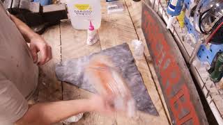 How To Clean Roofing Lead  MrMacHowto [upl. by Arahsit864]