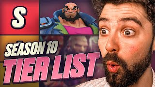 OFFICAL Season 10 Tier List  Best and Worst Heroes  Overwatch 2 New Meta [upl. by Atiker372]