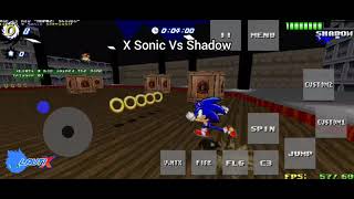 SRB2 Sonic Robo Blast 2  The true arena  Sonic Adventure 2  X Sonic Vs Shadow [upl. by Minsat]