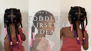 Toddler Hairstyle Idea  Hairstyle for Kids [upl. by Nhguav]