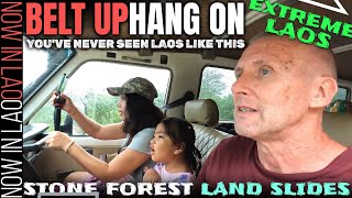 EXTREME LAOS Land Slides amp Roadside Waterfalls  Big Loop Tour E2 [upl. by Davies571]