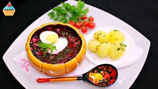 СВЕКОЛЬНИК  ХОЛОДНИК  ЛЕТНИЙ СУП  COLD BEETROOT SOUP [upl. by Jezrdna622]