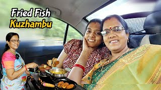 ❤️Fried Fish Kuzhambu  Fish Kuzhambu Recipe in Tamil  Meen Kulambu  Special Lunch [upl. by Aratas]