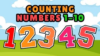 Learn Numbers from 1 to 10  Fun Counting Video for Kids  English Vocabulary [upl. by Inohs]