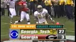 2000 GTUGA Darryl Smith Interception Return for Touchdown [upl. by Ardnazxela]