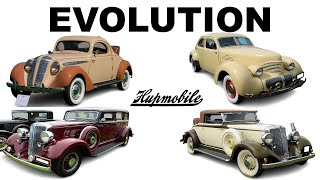 Evolution of Hupmobile cars [upl. by Ijic]