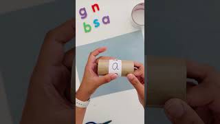 HandsOn Learning Fun CVC Words with a Toilet Paper Roll [upl. by Onstad]