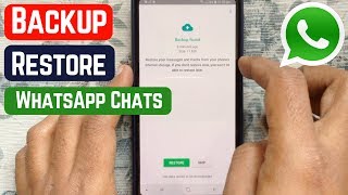 How to Backup and Restore Whatsapp Messages on Android 2019 [upl. by Llertnad]