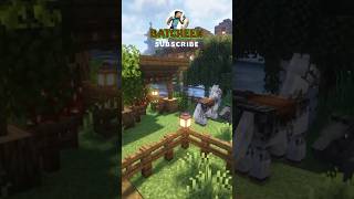 Minecraft Wooden Horse Stable 🌿🏇 [upl. by Ahsal509]