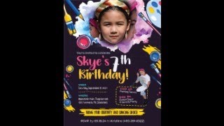 Skye Manansala 7th Birthday [upl. by Yard]