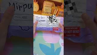 Unpacking a parcel  Kpop cute Deco Stickers  kpop blackpink stickers toploader cute kawaii [upl. by Salomi]