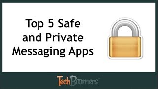 Top 5 Safe and Private Messaging Apps [upl. by Rior]