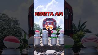 ISRAEL VS PALESTINA VS INDONESIA VS AMERIKA VERSI KERETA API shorts keretaapi viralvideo [upl. by Assiral]