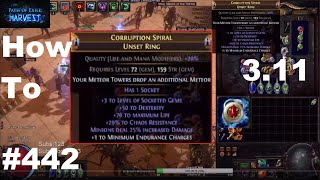 How To Craft My Ring Redeemer Minion Damage 3 Life Chaos Dexterity  442 [upl. by Ayikin]