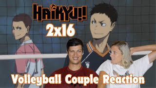 Volleyball Couple Reaction to Haikyu S2E16 quotNextquot [upl. by Fortna]