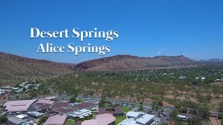 Desert Springs Alice Springs 4k drone footage [upl. by Nivan]