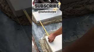 HOW TO LAY PATIO PAVERS l Cement Mortar Installation shorts nailandscrew [upl. by Niarfe]