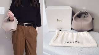 POLENE BERI REVIEW  Purchasing from Polene duties bag review what fits  free shipping [upl. by Neened]