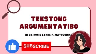 Tekstong argumentatibo [upl. by Dasha]