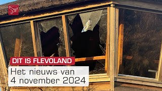 Dit is Flevoland van maandag 4 november 2024  Omroep Flevoland [upl. by Anidene]