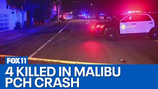 4 Pepperdine students killed in Malibu PCH crash [upl. by Athalie]