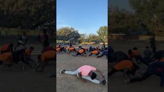 Starching exercise 🥰 mppolice running army shortvideo [upl. by Calderon]