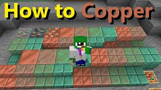 Minecraft 117 Learn How to do Everything With Copper  Tutorial [upl. by Trebo180]