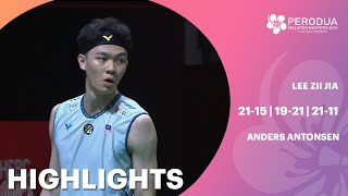 Malaysia Masters 2024 Lee Zii Jia 2  1 Anders Antonsen  Astro SuperSport [upl. by Eidod]