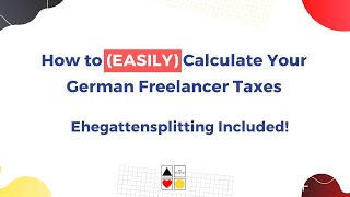 German Freelancer Tax Calculator With Ehegattensplitting Function [upl. by Eitac]