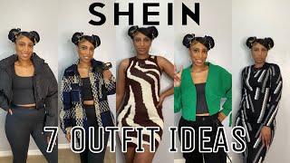 7 OUTFIT IDEAS FROM SHEIN  WINTER EDITION [upl. by Rettig]