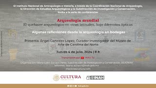 quotAlgunas reflexiones desde la arqueología en bodegasquot [upl. by Hurleigh]